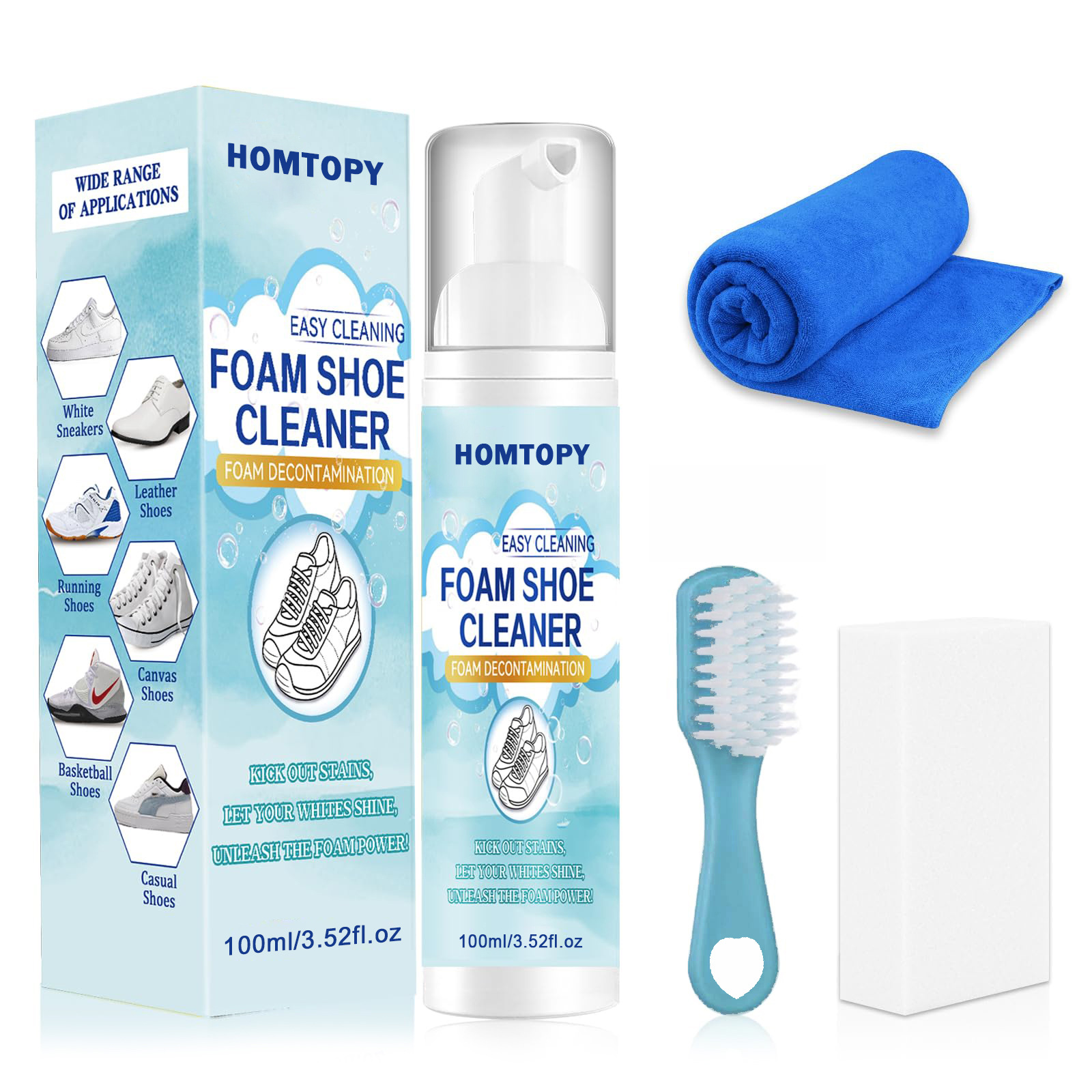 Kit de limpeza de sapatos, lim - Sneaker Cleaning Kit avaliação e preço